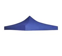 vidaXL Toit de tente de réception 3 x 3 m Bleu 44984