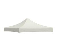 vidaXL Toit de tente de réception 3 x 3 m, crème, Oxford résistant aux UV, montage facile