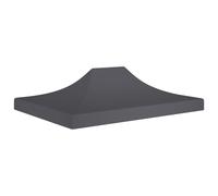 Vidaxl Toit De Tente De Réception 4,5x3 M Anthracite 270 G/M² Gris