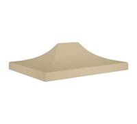 vidaXL Toit de tente de réception 4,5x3 m Beige 270 g/m²