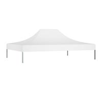 Vidaxl Toit De Tente De Réception 4x3 M Blanc 270 G/M² Blanc