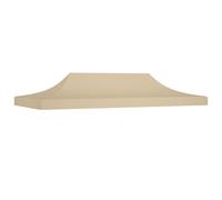 Vidaxl Toit De Tente De Réception 6x3 M Beige 270 G/M² Beige