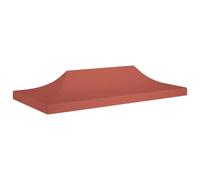 Vidaxl Toit De Tente De Réception 6x3 M Terre Cuite 270 G/M²