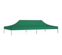 vidaXL Toit de tente de réception 6x3 m Vert 270 g/m²