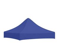 vidaXL Toit de Tente de Réception Toile de Toit de Chapiteau Remplacement de Toit de Tente Escamotable Pavillon de Jardin 2x2 m Bleu 270 g/m²
