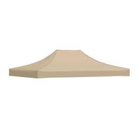Vidaxl Toit De Tente De Réception 4,5x3 M Beige 270 G/M² Beige