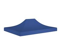 vidaXL Toit de Tente de Réception Toile de Toit de Chapiteau Remplacement de Toit de Tente Escamotable Pavillon de Jardin 4x3 m Bleu 270 g/m²