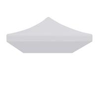 vidaXL Toit de Tente de Réception Tonnelle d'Extérieur Chapiteau de Jardin Voyage de Camping Barbecue Mariage Spectacle Festivals 3x6 m Blanc