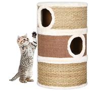 vidaXL Tonneau à Gratter pour Chats 60 cm Herbiers Marins Baril Animaux Maison
