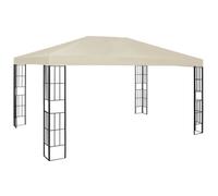 vidaXL Tonnelle 3x4 m Crème