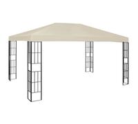 vidaXL Tonnelle 3x4 m Crème