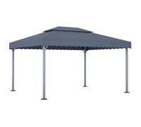 vidaXL Tonnelle 400x300 cm Anthracite Aluminium