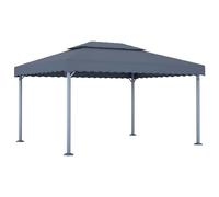 Tonnelle 400x300 cm Crème Aluminium Acier Chapiteau Tente de Réception vidaXL