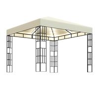 Tonnelle avec Guirlande Lumineuse à LED 3x3 m Belvédère Pavillon Jardin vidaXL