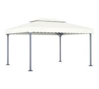 Tonnelle 400x300 cm Crème Aluminium Acier Chapiteau Tente de Réception vidaXL