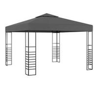 vidaXL Tonnelle de jardin 3 x 3 m Anthracite Gris G