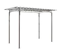 vidaXL Tonnelle de jardin – Arche à rosiers décorative en acier