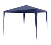 vidaXL Tonnelle de jardin Tente de réception Chapiteau Bleu 3x3m