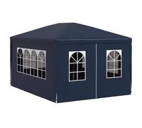 vidaXL Tonnelle Jardin Tente Réception Chapiteau Bleu 3x4 m Terrasse Pavillon