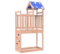 Tour de jeu en bois - vidaXL - Marron - Bois massif de Douglas - 110,5x52,5x215 cm - Usage extérieur