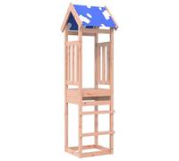 vidaXL Tour de Jeu Marron 52,5 x 46,5 x 208 cm Bois Solide de Douglas, Tour de Jeu Moderne, Ensemble récréatif extérieur, balançoires et toboggans, grimpez pour Le Fun en Famille