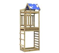 vidaXL Tour de Jeu Marron 85 x 52,5 x 239 cm Bois Solide imprégné, des sièges élégants, Modernes et durables pour la Maison, Le Bureau et l’extérieur, combinant Confort et qualité à Chaque Usage.