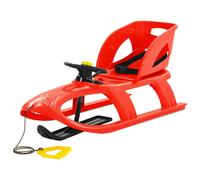 Vidaxl Traã®Neau Avec Siã¿Ge Et Volant Rouge 102,5x40x23cm Polypropylã¿Ne