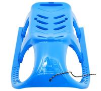 vidaXL Traîneau pour enfants bleu 102,5x40x23 cm Polypropylène