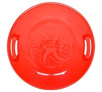 vidaXL Traîneau rond rouge 66,5 cm PP
