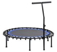 Trampoline de Fitness avec Poignée Rebondisseur Trampoline d'Entraînement Trampoline d'Exercice Elastique Maison Intérieur 122 cm