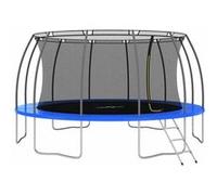 Vidaxl Ensemble De Trampoline Rond 488x90 Cm 150 Kg