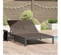 vidaXL Transat Marron 206 x 115 x 75 cm polyrotin 42004132