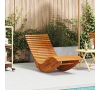 Vidaxl Transats À Bascule 2 Pcs Bois D'acacia Massif