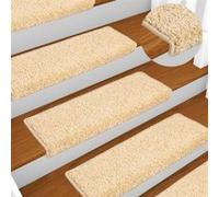 vidaXL Trapmatten 10 st 65x21x4 cm bruin149823 Brun G