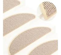 Trapmatten 15 st 56x17x3 cm wit en bruin149852