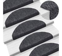 vidaXL Trapmatten zelfklevend 5 st 65x21x4 cm naaldvilt donkergrijs149700 Gris G