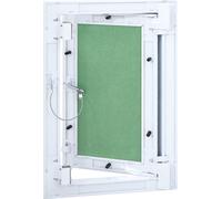 vidaXL Trappe de visite blanche 25 x 35 cm Aluminium et placoplâtre