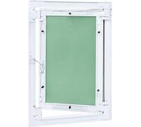 vidaXL Trappe de visite blanche 35 x 45 cm Aluminium et placoplâtre