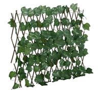 vidaXL Treillis de Feuille de Vigne Artificiel Extensible, Écran de Clôture, Brise-vue d’Intimité, Décoration de Jardin 366582