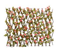 vidaXL Treillis de lierre artificiel extensible rose foncé 180x60 cm