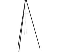 vidaXL Trépied pour feu de camp Noir 92 x 92 x 151.5 cm Acier