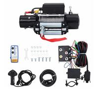 vidaXL Treuil Électrique 12V Traction 6T Télécommandes Câble 5909 kg 210022