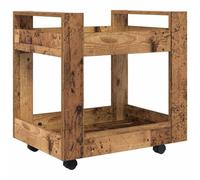 vidaXL Trolley de Bureau Bois Ancien 60 x 45 x 60 cm Bois d'ingénierie