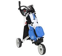 Vidaxl Trolley De Golf Noir Et Blanc 100 X 69 X 114 Cm Aluminium