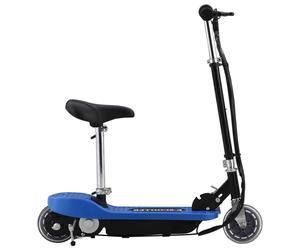 Vidaxl Trottinette Ã©Lectrique Avec Siã¿Ge 120 W Bleu