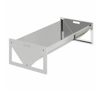 vidaXL Trough d'alimentation pour Le bétail Argent 108 x 50 x 28 cm, Jardin et terrasse, Moderne, Durable, avec des Designs innovants pour des espaces extérieurs Cool et Une Vie élégante