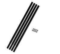 vidaXL Tube d'extension de tarière de sol 4x1 m Raccord acier