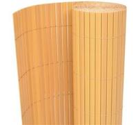 vidaXL - Clôture de jardin double face PVC 90 x 500 cm - Jaune