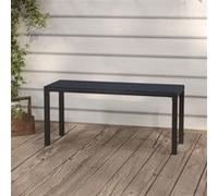 Tuinbank 110 cm staal en HKC zwart317141