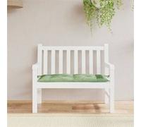 Coussin de banc motif de feuilles 100x50x7 cm tissu vidaXL vidaXL